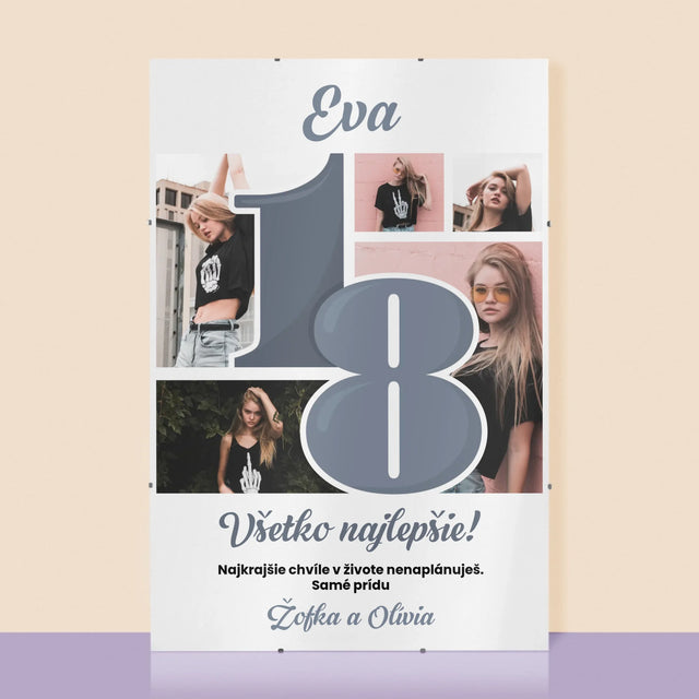 Fotokoláž: 18 Najkrajšie Chvíle - Plagát
