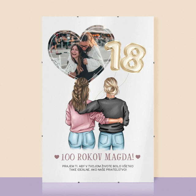 Tvorenie Postavy: Priateľky 18. Narodeniny - Plagát