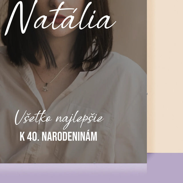 Fotografia A Podpis: Všetko Najlepšie K 40. Narodeninám - Plagát