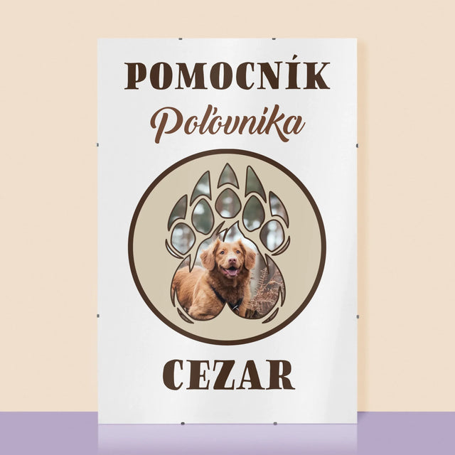 Tvar Z Fotografií: Pomocník Poľovníka - Plagát