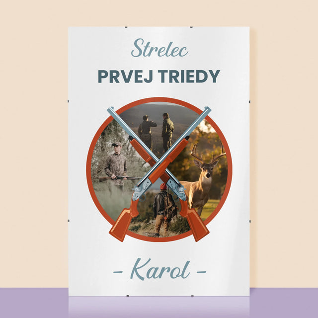 Fotokoláž: Strelec Prvej Triedy - Plagát