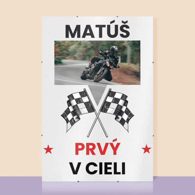 Fotografia A Podpis: Prvý V Cieli - Plagát