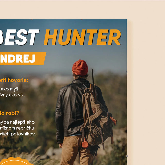 Obálka Časopisu: Best Hunter - Plagát