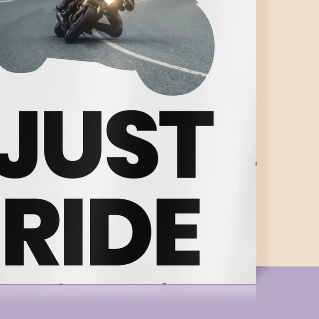 Tvar Z Fotografií: Just Ride - Plagát