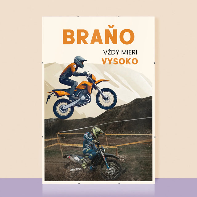 Fotografia A Podpis: Vždy Mieri Vysoko - Plagát