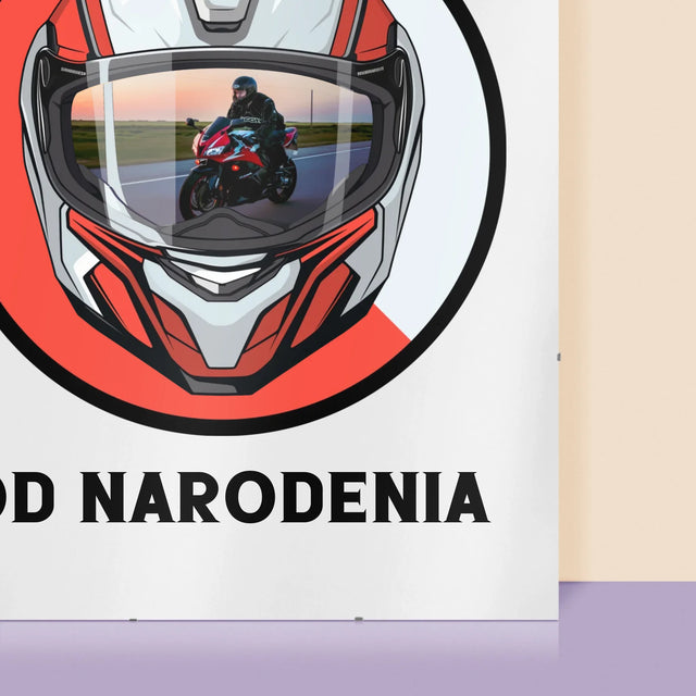 Fotografia A Podpis: Motorkár Od Narodenia - Plagát