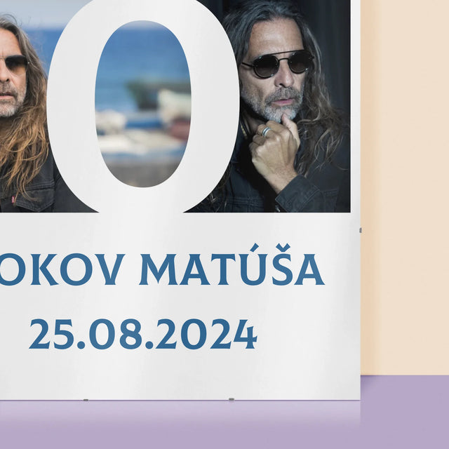 Fotokoláž: 50 Rokov Číslo A Fotografie - Plagát