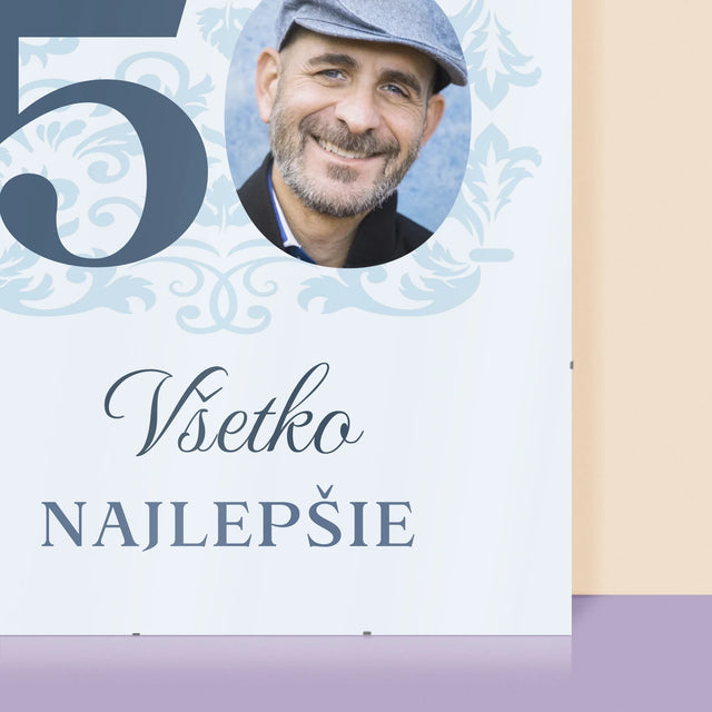 Fotografia A Podpis: Milovanému Ockovi K 50. Narodeninám - Plagát
