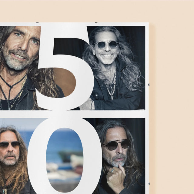 Fotokoláž: 50 Rokov Číslo A Fotografie - Plagát