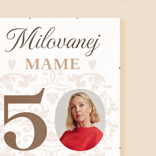 Fotografia A Podpis: Milovanej Mame K 50. Narodeninám - Plagát