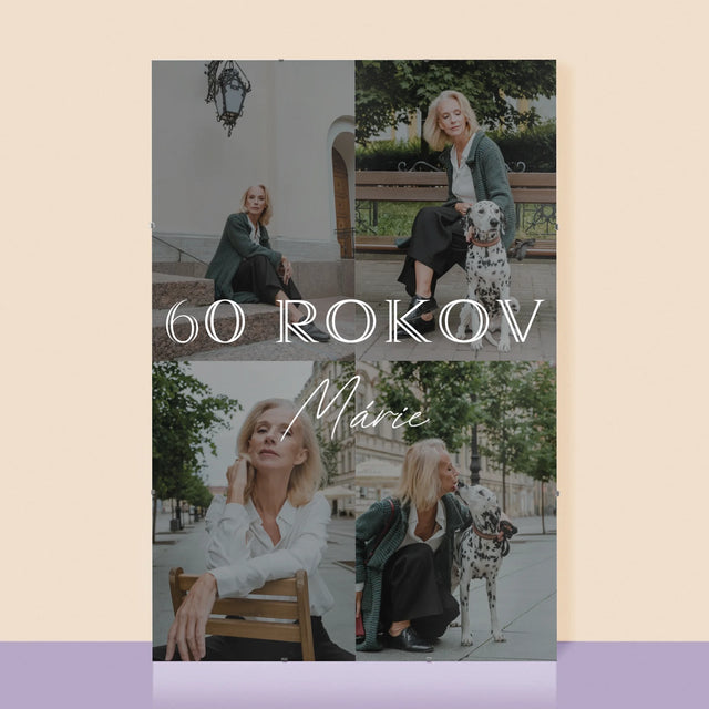 Fotokoláž: 60 Rokov Klasický - Plagát