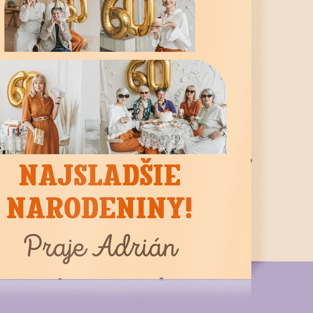 Tvar Z Fotografií: Najsladšie Narodeniny - Plagát