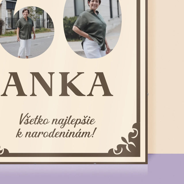 Słowo Ze Zdjęć: Lata Mijają - Personalizowany Plakat | SK