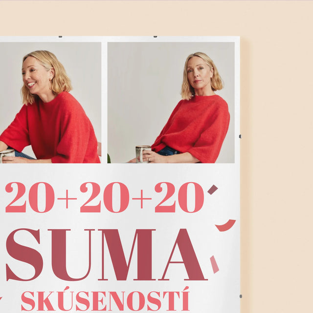Fotokoláž: Suma Skúseností - Plagát