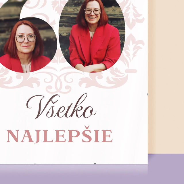 Slovo Z Fotografií: Milovanej Mame K 60. Narodeninám - Plagát