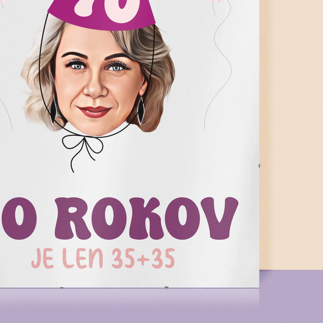 Tvoja Postava: Narodeninový Portrét - Plagát
