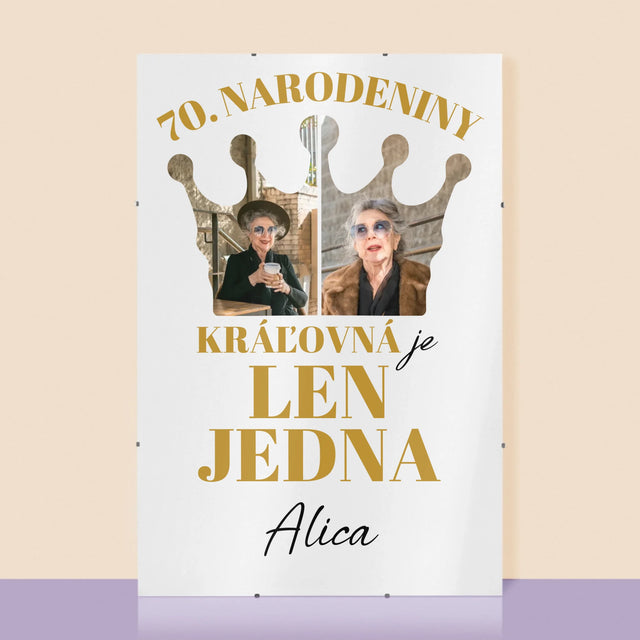 Tvar Z Fotografií: 70. Narodeniny Kráľovná - Plagát