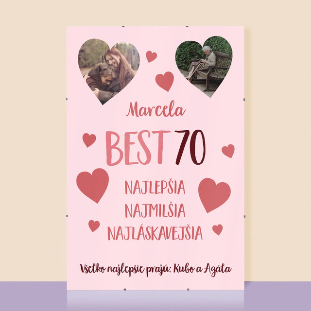Fotokoláž: Best 70 - Plagát
