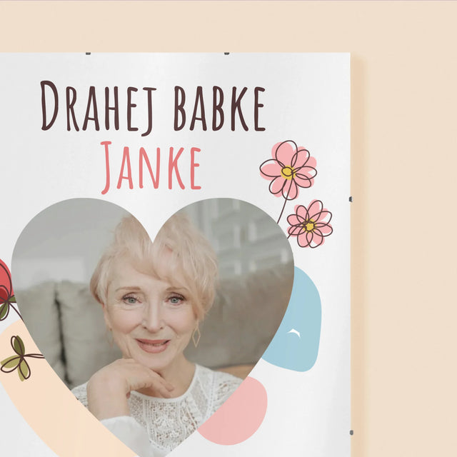 Fotografia A Podpis: Drahej Babke K Narodeninám - Plagát