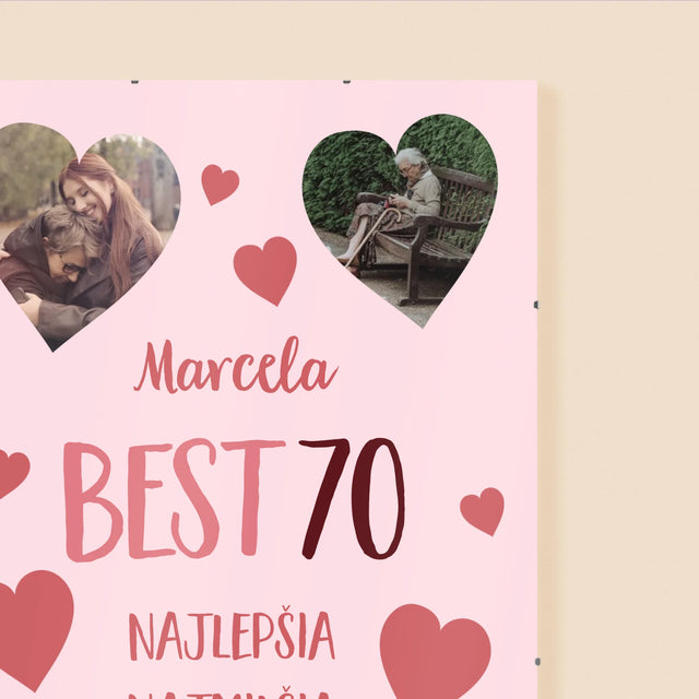 Fotokoláž: Best 70 - Plagát