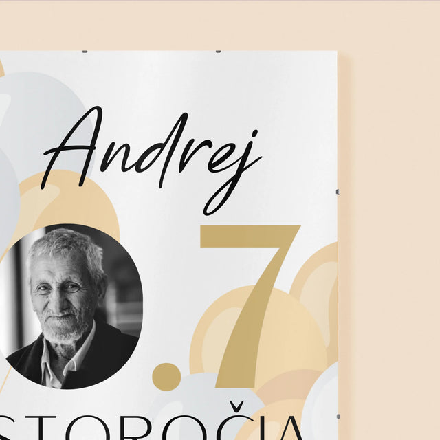 Fotografia A Podpis: 0,7 Storočia - Plagát