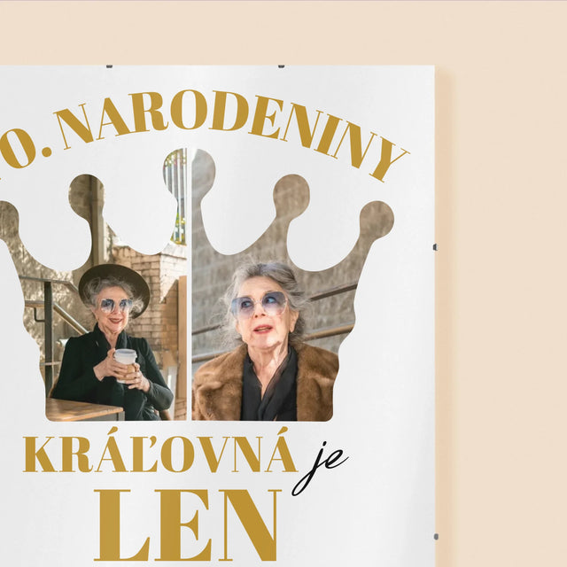 Tvar Z Fotografií: 70. Narodeniny Kráľovná - Plagát