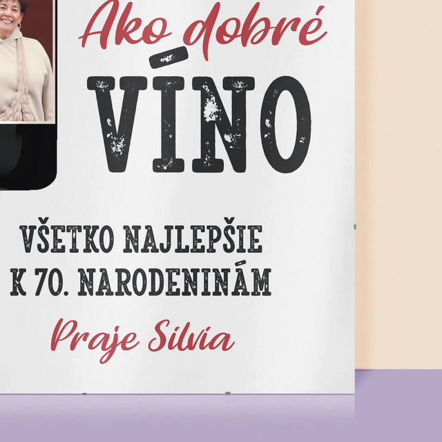 Fotografia A Podpis: Ako Dobré Víno - Plagát