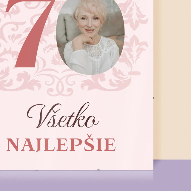 Fotografia A Podpis: Milovanej Babke, Všetko Najlepšie - Plagát