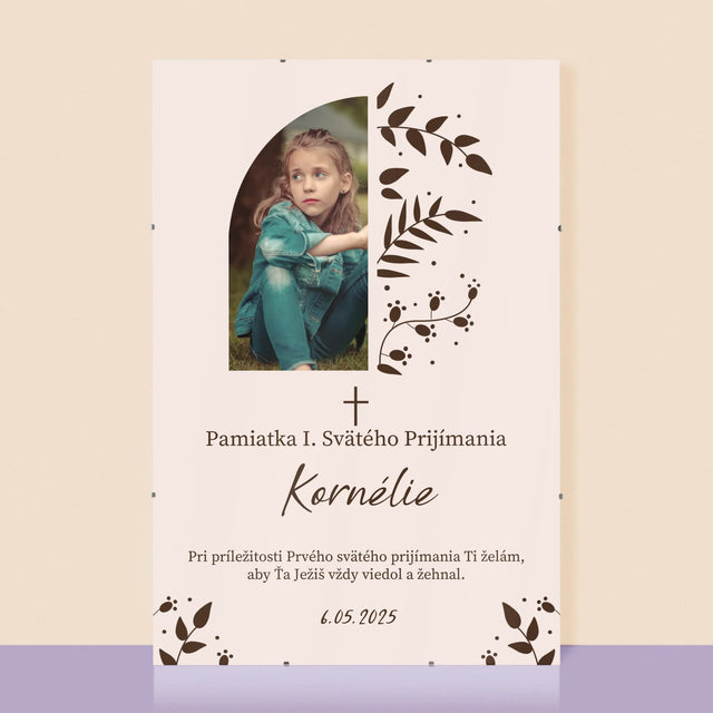 Fotografia A Podpis: Prvé Sväté Prijímanie Lístky - Plagát