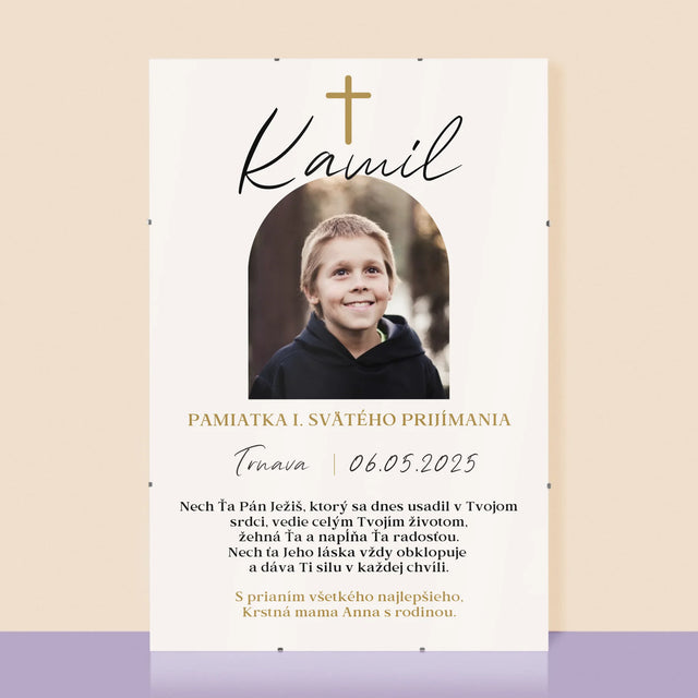 Fotografia A Podpis: Pamiatka Prijímania Klasická - Plagát