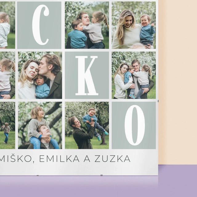 Fotokoláž: Ocko, Ľúbime Ťa Za Všetko - Plagát