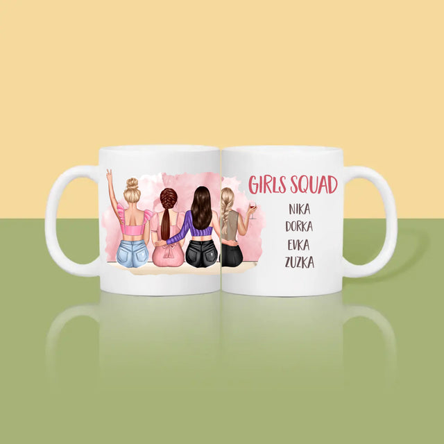 Kreator Postaci: Girls Squad - Kubek z Nadrukiem | SK
