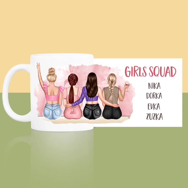 Kreator Postaci: Girls Squad - Kubek z Nadrukiem | SK