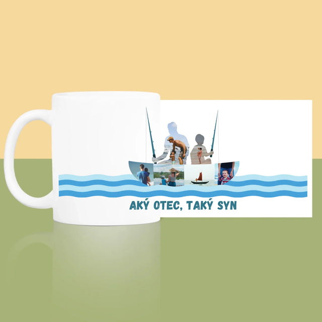 Tvar Z Fotografií: Aký Otec, Taký Syn - Hrnček