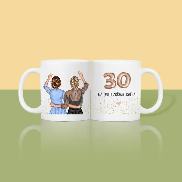 Tvorenie Postavy: Na Tvoje Zdravie 30 - Hrnček
