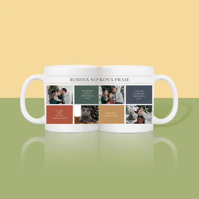 Fotokolaż: Wesołych Świąt Życzenia - Kubek z Nadrukiem | SK