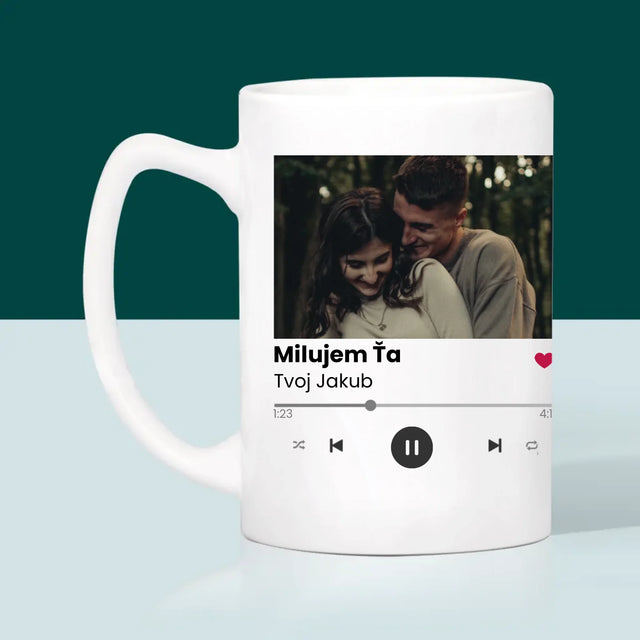 Fotografia A Podpis: Spotify S Qr Kódom - Hrnček