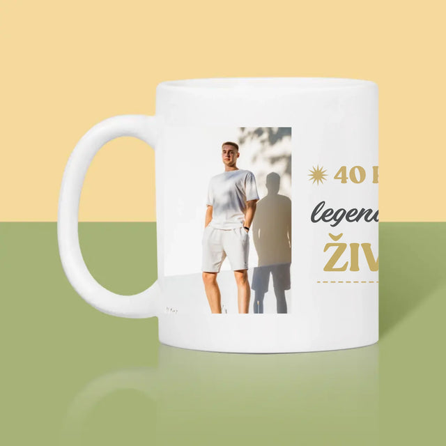 Fotokoláž: 40 Rokov Legendárneho Života - Hrnček