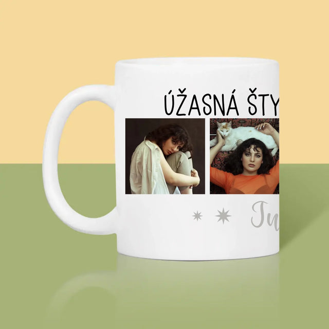 Fotokoláž: Úžasná Štyridsiatnička - Hrnček