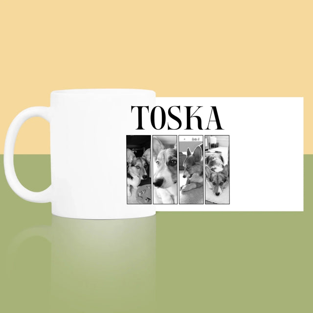 Fotokoláž: Klasický Bootleg S Domácim Miláčikom - Hrnček
