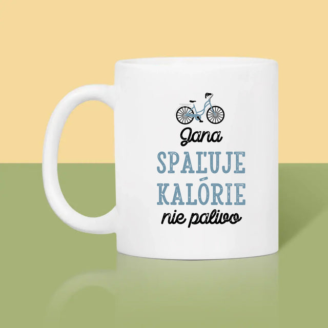 Fotokoláž: Spaľuje Kalórie, Nie Palivo - Hrnček