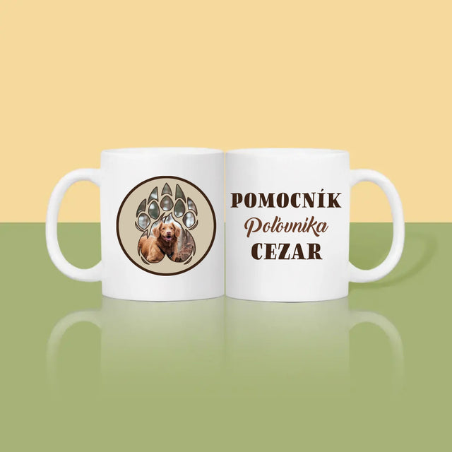 Tvar Z Fotografií: Pomocník Poľovníka - Hrnček