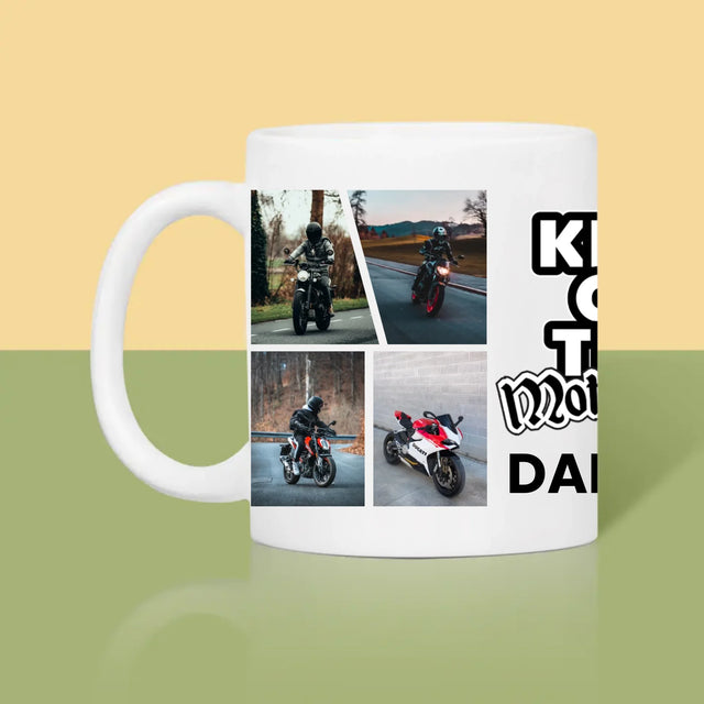 Fotokolaż: King Of The Motorcycle - Kubek z Nadrukiem | SK