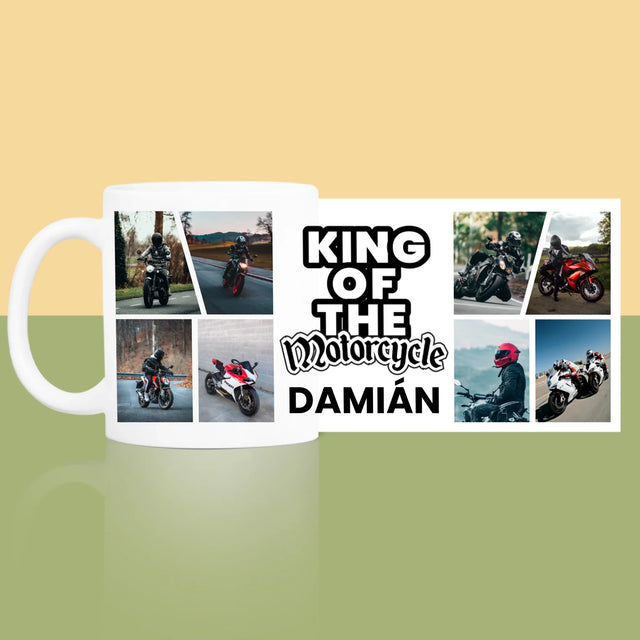 Fotokolaż: King Of The Motorcycle - Kubek z Nadrukiem | SK