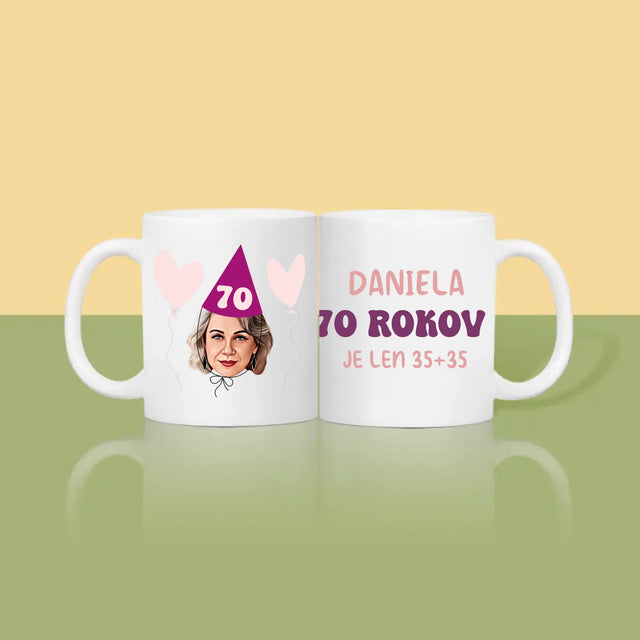Twoja Postać: Urodzinowy Portret - Kubek z Nadrukiem | SK