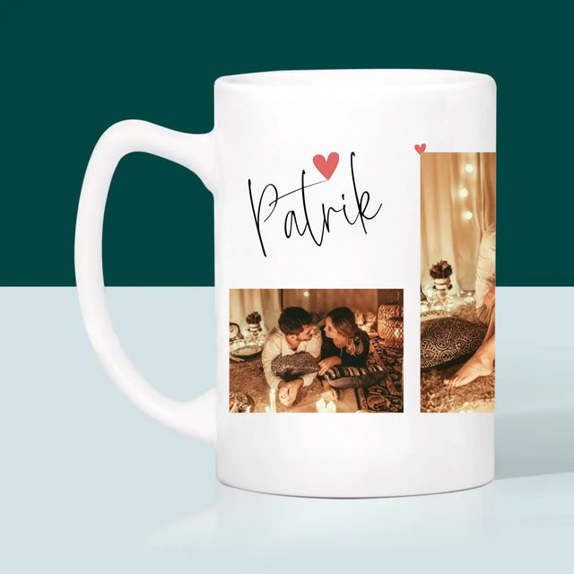 Fotokolaż: Kochanie Kocham Cię - Kubek z Nadrukiem | SK