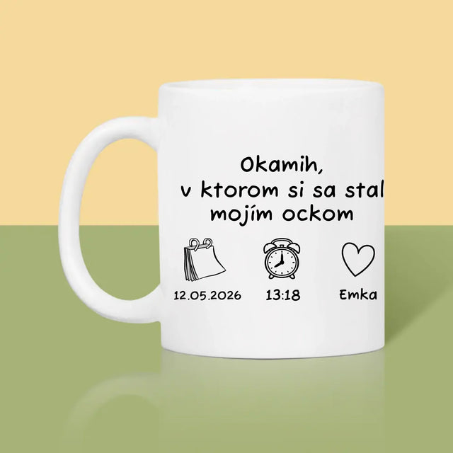 Zdjęcie i Podpis: Zostałeś Tatusiem - Kubek z Nadrukiem | SK