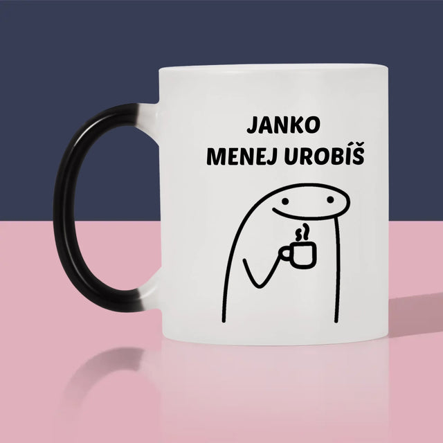 Bez Cenzury: Mniej Zrobisz - Kubek z Nadrukiem | SK