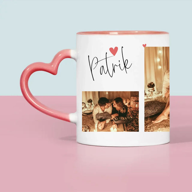 Fotokolaż: Kochanie Kocham Cię - Kubek z Nadrukiem | SK