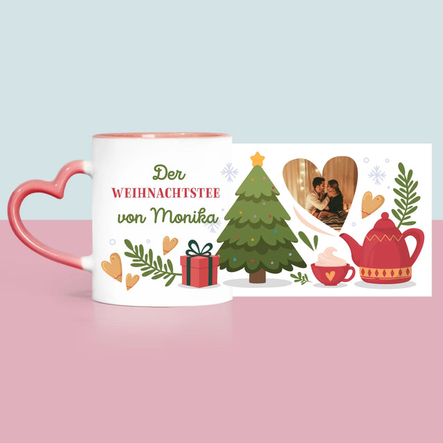 Zdjęcie I Podpis: Świąteczna Herbata - Kubek z Nadrukiem | SK